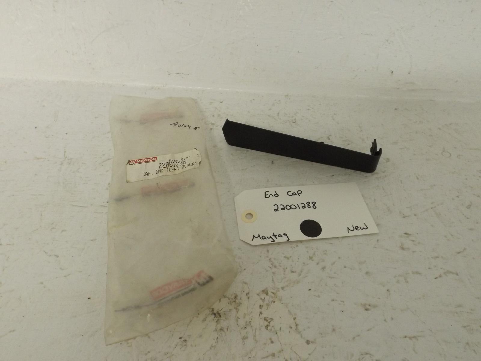 Maytag Washer 22001288 End Cap New Left Black Maytag Washer 22001288 End Cap New Left Black